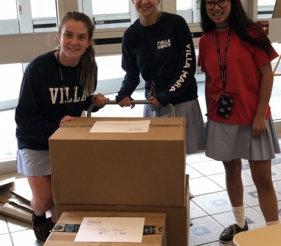Cancer Comfort Kit and Busy Bag Volunteer  fill with Villa Maria Academy