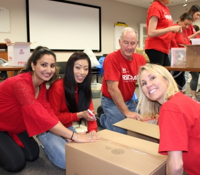 Cancer Comfort Kit  fill with Keller Williams