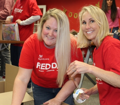 Cancer Comfort Kit  fill with Keller Williams