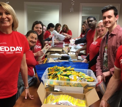 Cancer Comfort Kit  fill with Keller Williams