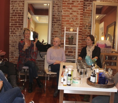 Cancer Connect Pampering day for moms  at Emily Alice