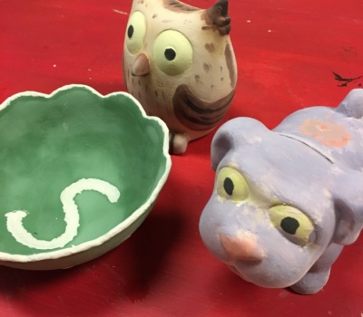 Cancer Connect Painted Plate