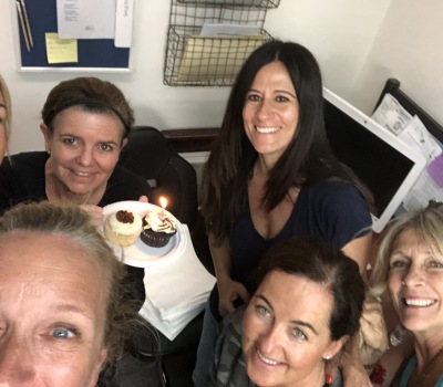 Office selfie